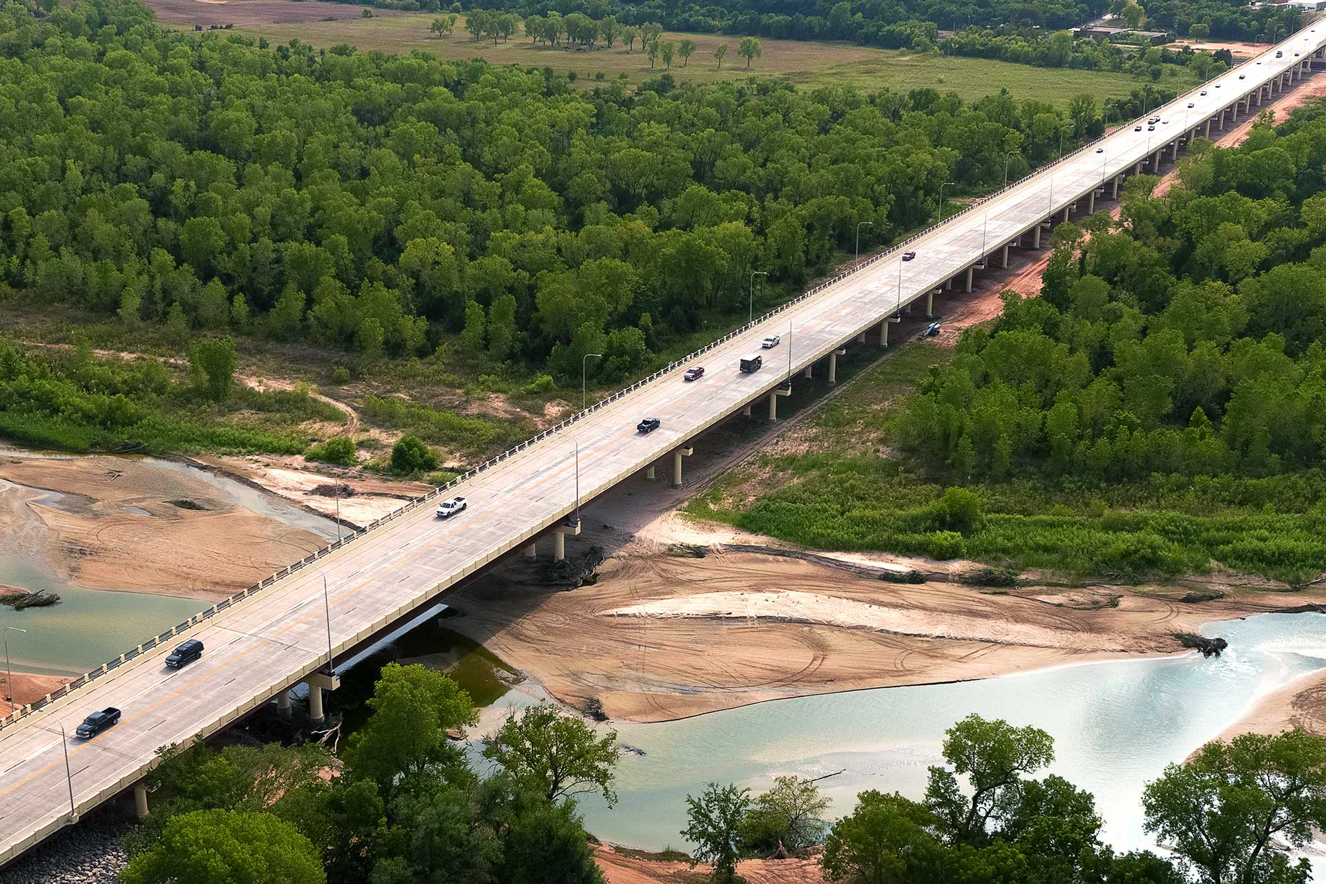 US 77 over the Canadian River