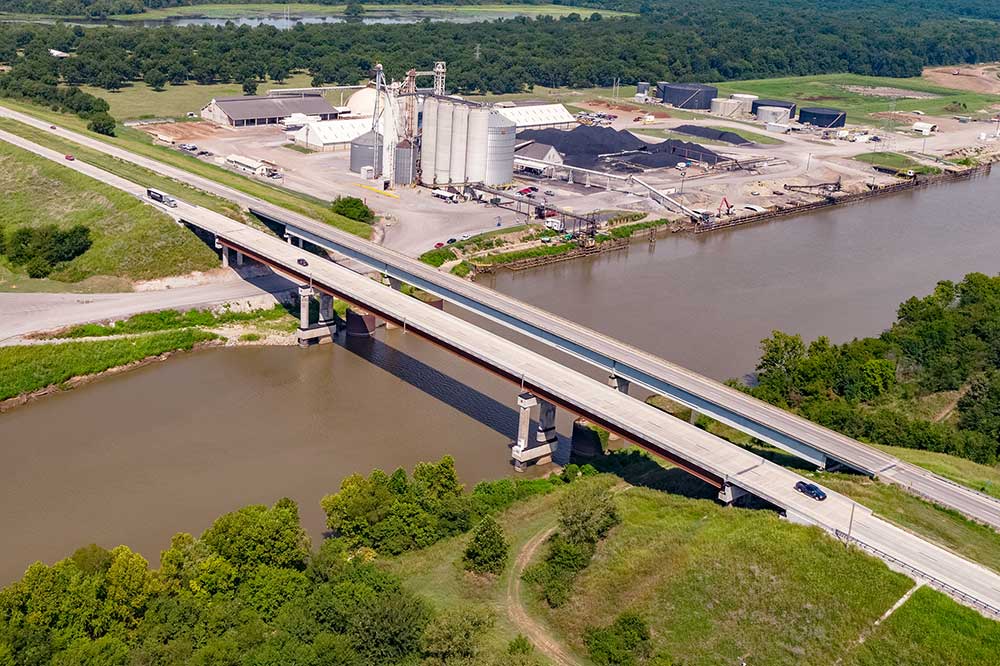 US 412 over the Verdigris River