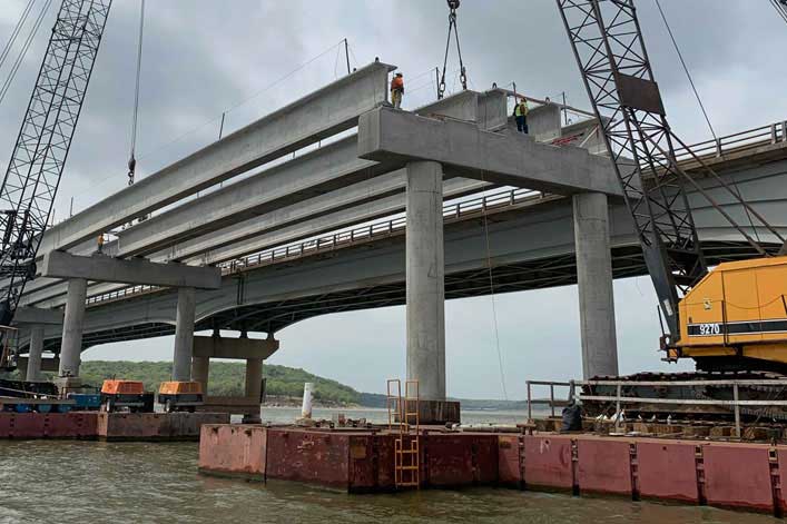 WIllis Bridge over Lake Texoma